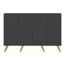 Ver imagem 7 de Aparador Buffet 4 Portas Retrô Alemanha Multimóveis BR3556