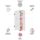 Ver imagem 3 de Guarda Roupa Infantil 89cm com 3 Portas Carruagem Rosa Z53 - Mpozenato