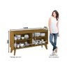 Buffet Quartzo com 4 Portas - Nature/Off White - 4