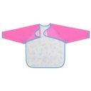 Ver imagem 5 de Babador Avental Manga Longa Infantil Bebe Impermeavel Pincelada Buba Rosa