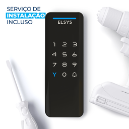 Fechadura Digital de Sobrepor Pop Esf-ds1100v + Instalação Preta Elsys - 2