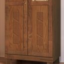 Ver imagem 7 de Guarda Roupa Solteiro 78cm 2 Portas Giana Castanho F07 - Mpozenato