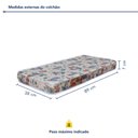 Ver mais imagens de Mini Berço 100% MDF com Colchão 5 em 1 Ariel 