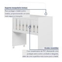 Ver imagem 5 de Mini Berço 100% MDF com Colchão 5 em 1 Ariel 