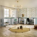 Ver imagem 2 de Mini Berço 100% MDF com Colchão 5 em 1 Ariel