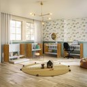 Ver imagem 2 de Mini Berço 100% MDF com Colchão 5 em 1 Ariel