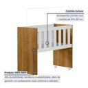 Ver imagem 3 de Mini Berço 100% MDF com Colchão 5 em 1 Ariel