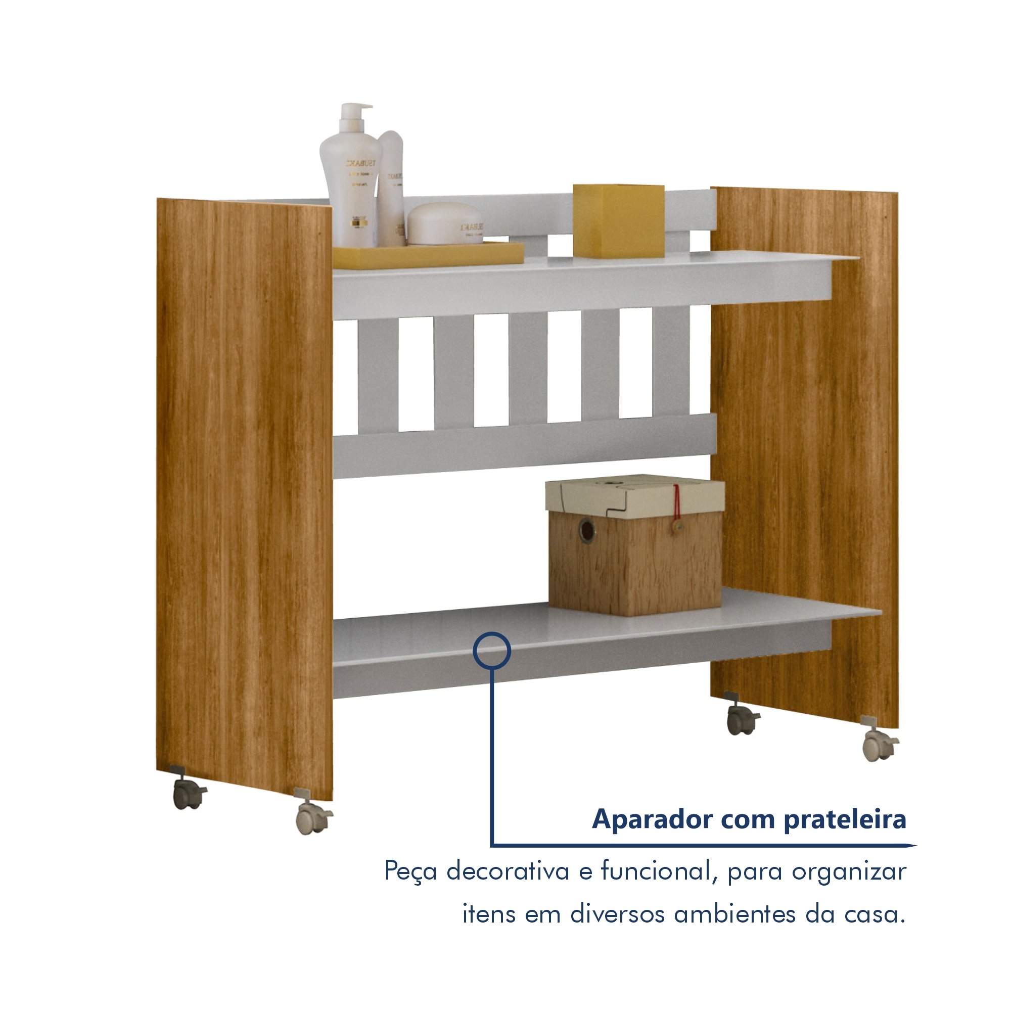 Mini Berço 100% MDF com Colchão 5 em 1 Ariel  - 12