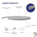 Ver imagem 3 de Boiserie Moldura Roda Meio de Eva Adesivo e Flexível *orion 2,5cmx 5mm 10 Metros* Branco