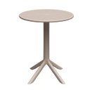 Ver imagem 1 de Mesa de Jardim Redonda 60cm Simpla 2 em 1 de Plástico