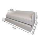 Ver imagem 3 de Sofá Cama Solteiro Duo com Cama Auxiliar em MDF Reforçado 15mm Branco