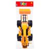 TRATOR TOPI SOLAPA CARDOSO TOYS:Laranja/Retroescavadeira - 2