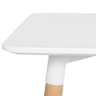 KIT - Mesa de jantar retangular Eames 60 x 120 cm branco + 2 cadeiras Eiffel DSW Verde escuro - 4