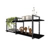 Rack Prateleira Industrial Home Parede Hack Bancada Rack Rak Preto - 6