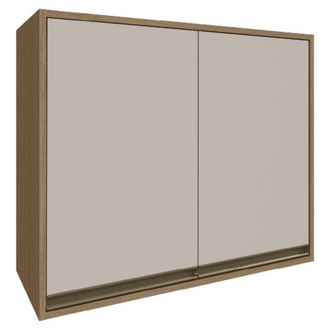 Balcão Aéreo de Cozinha Modulada 02 Portas 80cm Vitória