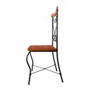 Ver imagem 7 de Cadeira de Jantar Conjunto com 2 Estilo Industrial Rustica Ferro e Madeira Artesanal