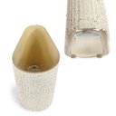 Ver imagem 3 de Vaso de Vidro com Textura de Areia Decorativo 19x20cm