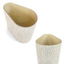 Ver imagem 4 de Vaso de Vidro com Textura de Areia Decorativo 19x20cm