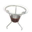 Ver imagem 1 de Mesa com Cooler em Alumínio Polido com Tampo em Fibra Sintética
