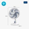 Ventilador de Mesa 30cm Super Power Ii Mondial Branco 110v - 6