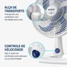 Ventilador de Mesa 30cm Super Power Ii Mondial Branco 110v - 5