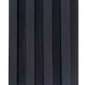 Painel Ripado Eco Placa 290 x 16 x 2,5 cm WPC Preto - 1
