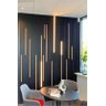 Painel Ripado Eco Placa 290 x 16 x 2,5 cm WPC Preto - 3