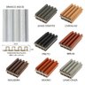 Painel Ripado Eco Placa 290 x 16 x 2,5 cm WPC Preto - 4