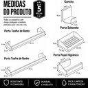 Ver imagem 3 de Kit de Acessórios para Banheiro Branco 5PCS F.Master Slim Df
