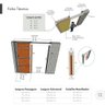 Modelo Affluence * porta de correr embutida - 92x210 - 6