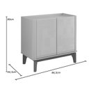 Ver imagem 7 de Buffet Aparador Flip 0.9 4 Portas Off White