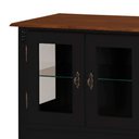 Ver imagem 2 de Cristaleira com 2 Portas e Laterais em Vidro Pés Luiz Xv 60312 Linz Móveis