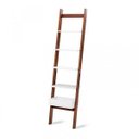 Ver imagem 3 de Estante Escada Decorativa Sambalelê Marrom/Branco Acetinado/Mel