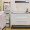 Ver imagem 5 de Estante Escada Decorativa Sambalelê Marrom/Branco Acetinado/Mel