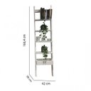 Ver imagem 3 de Estante Escada Decorativa Sambalelê Branco/Acetinado