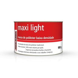 Massa Poliester Maxi Light 900g - Maxi Rubber - 1
