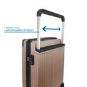 Ver imagem 7 de Kit Mala Rígida 360° Bordo com Tsa Mais Frasqueira - Gladiador Wide E1 Cor: Rose Gold