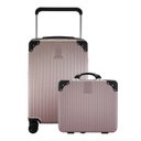 Ver imagem 1 de Kit Mala Rígida 360° Bordo com Tsa Mais Frasqueira - Gladiador Wide E1 Cor: Rose Gold