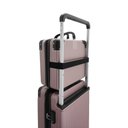 Ver mais imagens de Kit Mala Rígida 360° Bordo com Tsa Mais Frasqueira - Gladiador Wide E1 Cor: Rose Gold