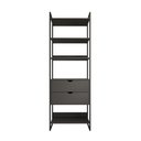 Ver imagem 3 de Guarda Roupa Aberto Industrial Solteiro 1 Módulo com Gaveta Preto Ferro Preto