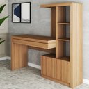 Ver imagem 7 de Mesa Escrivaninha 2 Portas 1 Gaveta para Computador Homework Amêndoa - Panorama Móveis