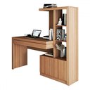 Ver imagem 4 de Mesa Escrivaninha 2 Portas 1 Gaveta para Computador Homework Amêndoa - Panorama Móveis