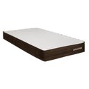 Ver imagem 3 de Cama Box com Colchão Solteiro Poli D28 Ortoclass Espuma D28 Courino Branco Ortobom