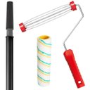 Ver imagem 1 de Rolo para Pintura + Cabo Extensor Prolongador 1,28m + Suporte Garfo Gaiola 23cm