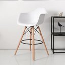 Ver imagem 3 de Kit 2 Banquetas Dsw-m Eames Arm Branco