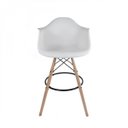 Ver imagem 6 de Kit 2 Banquetas Dsw-m Eames Arm Branco