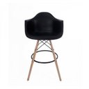 Ver imagem 5 de Kit 2 Banquetas Dsw-m Eames Arm Preto