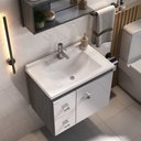 Ver imagem 1 de Lavatório Soft de Mármore Sintético 75cm - Fabribam