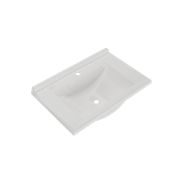 Lavatório Soft de Mármore Sintético 75cm - Fabribam - 2