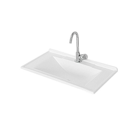 Lavatório Soft de Mármore Sintético 75cm - Fabribam